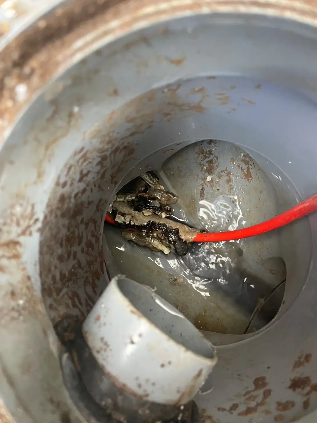 台所の強固なつまりに高圧洗浄-町田市野津田町